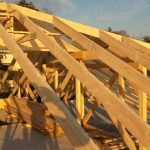 Pose de charpente en bois