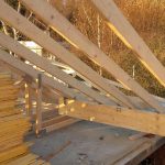 Chantier en cours - Pose charpente