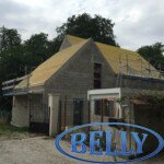 Avancée des travaux - pose couverture de toit Yvelines