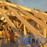 Pose de charpente en bois