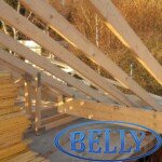 Chantier en cours - Pose charpente